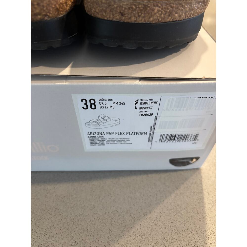 NWT Birkenstock Papillio Arizona Flex Platform - Size 38 - Picture 3 of 5